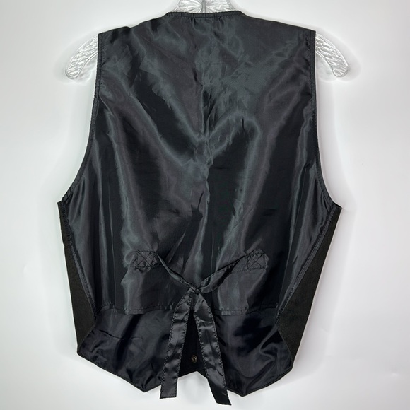 Vintage Mickey Unlimited Mickey Mouse Black Leather Vest M/L - Picture 4 of 8